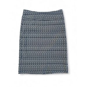 Margaret M Monochrome Patterned Pencil Skirt, Size S